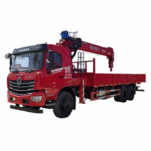 รถเครนไฮดรอลิกติดตั้งบนรถบรรทุก Dongfeng 6X4 แบบสั่งทำพิเศษ แข็งแรงทนทาน สำหรับงานก่อสร้างสะพานและการขนส่งอุปกรณ์ - Product Image 4