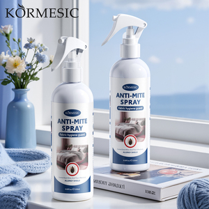 KORMESIC Vente en gros – <span class=keywords><strong>Spray</strong></span> <span class=keywords><strong>anti</strong></span>-acariens naturel 250 ml – Protection longue durée, élimination des odeurs, antibactérien pour la maison - Product Image 1