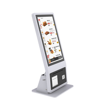 Kiosco de Autoservicio con Pantalla Táctil Capacitiva para Restaurantes y Centros Comerciales, Sistema Android/Windows, Kiosco de Pedidos y Pagos