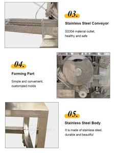 Máquina comercial para hacer hamburguesas vegetarianas de varias formas de alta eficiencia - Product Image 5