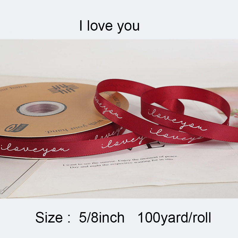 wine red -I love you