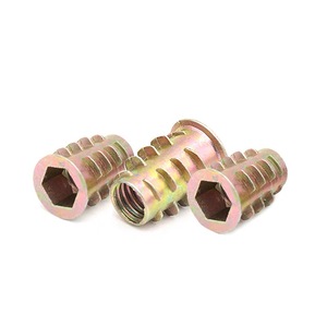Zinc Alloy Screws <strong>Nut</strong> for Wood Furniture <strong>Nut</strong> Hex Socket Insert <strong>Nut</strong> - Product Image 2