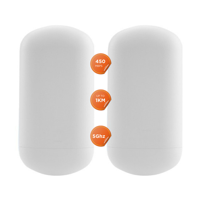 High Power Wireless Bridge CPE Elevator Bridge 300m Transmission AP New Outdoor Monitoring WiFi Amplifier with 5G Support