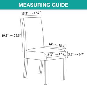 Fundas Removibles para Sillas de Comedor - Product Image 4