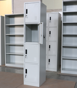 Casiers de rangement métalliques de haute qualité pour écoles, gymnases, vestiaires, casier à 4 portes, casier en acier pour employés - Product Image 2