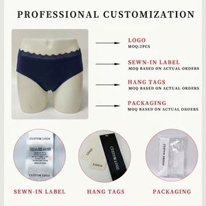 Culottes <span class=keywords><strong>Sloggi</strong></span> pour femmes, taille haute, sportives, unies, sans coutures, antibactériennes, double confort, pour tous les jours, taille Tai 2P, blanches, taille 40 - Product Image 4