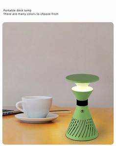 Lámpara de Noche LED Hourglass de 3W RGB para Sala de Estar, Dormitorio, Estudio, Camping, Inalámbrica, Táctil, con Tres Tonos de Luz - Product Image 4