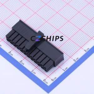 2-794617-4 Housing (Wire-to-Board / Wire-to-Wire) P=3mm Connector ( Jack Structure: 2x12P )( Pitch: 3mm )( Row Spacing: 3mm ) - Product Image 1
