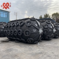Xincheng 2026 - Defensa Neumática Marina de Goma Natural para Embarcaciones Inflables, 1.5mx3.0m, Negra, 3 Años de Garantía