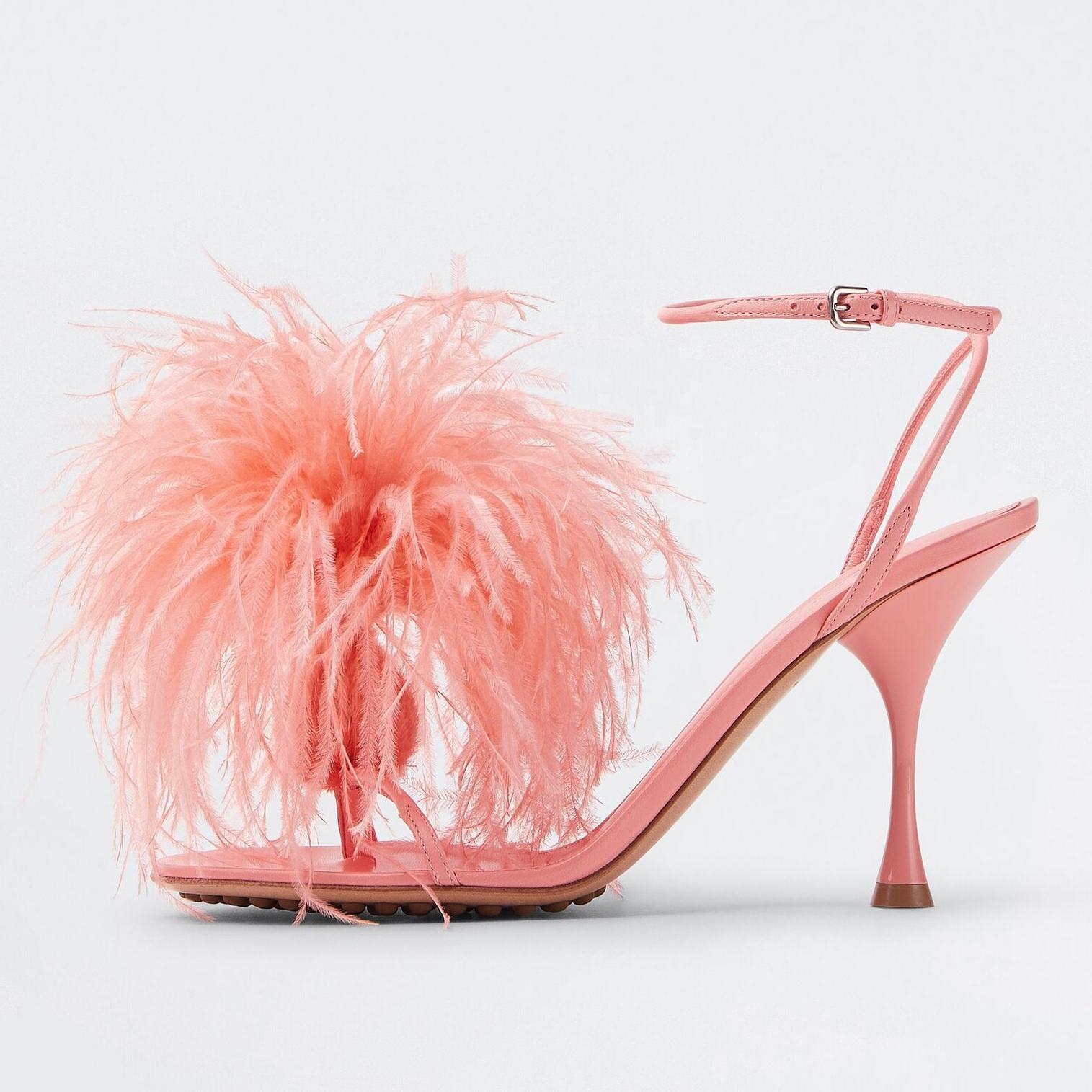 feather heels designer