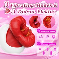 Big Mouth Shaped Clitoral Stimulator Lecken Vibrator Sexuelles Vergnügen Werkzeuge Zunge G-Punkt Vibrator Adult Oralsex Spielzeug für Frauen