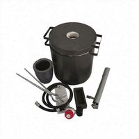 Fourneau de fusion de métaux personnalisé ANDUUK, creuset en graphite de 6 kg, 10 kg, 12 kg, fourneau de fusion d'aluminium