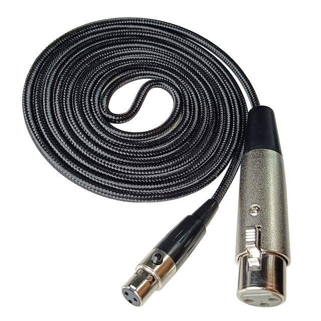 3 Pin XLR Female to Female Microphone Cable Balanced Audio Shielded Cord for Recording Studio Stage Performance DMX Lighting