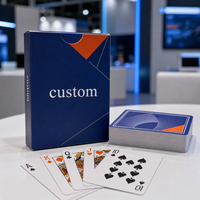 Cartes à jouer en papier écologique personnalisées avec emballage en boîte de papier de marque pour événements et marketing B2B