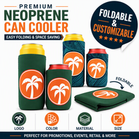 Support isotherme pliable en néoprène personnalisé pour canettes et bouteilles – Vente en gros OEM