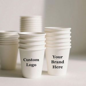 High Quality Food Grade Thick Cups 12 Oz White Hot Single Double Wall <b>Coffee</b> Disposable Paper Cup With Logo <b>Prints</b> - Product Image 2