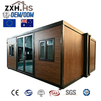 Maison Modulaire Extensible en Acier de Qualité Supérieure, Anti-rouille, 30 pieds, Matériaux de Construction