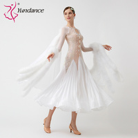 B-23106 personnalisé nouvelle robe de danse de salon standard international robes de danse de salon en soie perlée de haute qualité à vendre