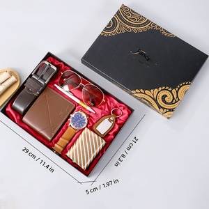 Set de Regalo <span class=keywords><strong>para</strong></span> <span class=keywords><strong>Hombre</strong></span> 2026 de 7 Piezas: Gafas de Sol Aviador, Cinturón con Hebilla Automática, Cartera, Bolígrafo, Regalo Empresarial, Venta al Por Mayor - Product Image 2