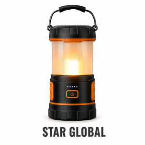 Nouvelle lampe de camping LED multifonction rechargeable, lampe torche d'extérieur avec fonction SOS, lumière latérale, type C - Product Image 2