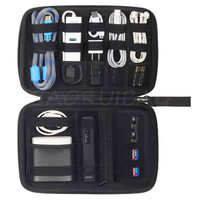 Kotak Penyimpanan EVA Serbaguna Grosir, Tas Pelindung untuk Hard Drive Eksternal, Power Bank & Aksesoris Digital