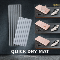 Sous-verre en diatomite personnalisé, écologique, moderne, antidérapant, absorbant l'eau, à séchage rapide, épaisseur 10 mm, pour évier