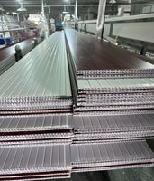 Panel de Techo de PVC de Nuevo Diseño 2024, Panel de Pared Impermeable con Diseño de Nubes para Tiendas y Salas de Estar, Hecho de Láminas de Plástico para Zambia