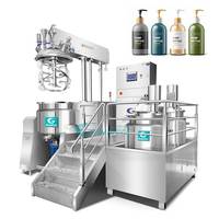 Ligne de production de détergents : Cuve de mélange en acier inoxydable avec agitateur, homogénéisateur à cisaillement élevé, usine de traitement pour le mélange de dentifrice