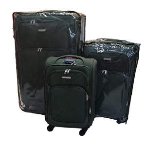 Cheap Soft EVA Fabric Luxury Polyester Lining BH BHR Size 20 24 28 3pcs 4 Wheel Trolley Travel Luggage Lightweight <strong>Suitcase</strong> - Product Image 1