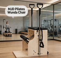 Chaise Wunda de Pilates renforcée MJD – Équipement d'entraînement robuste pour l'amélioration des espaces de fitness des chaînes d'entreprises multi-sites