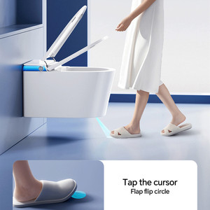 Inodoro Inteligente Moderno <span class=keywords><strong>de</strong></span> Cerámica para Baño Suspendido en Pared sin Borde con Descarga Automática Integrada - Product Image 5