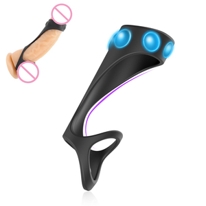 Cincin Penis Tahan Lama Ejakulasi Ereksi Cock Ring Penis untuk Pria Pembesar Masturbasi Mainan Seks untuk Pria Gay Dewasa - Product Image 1