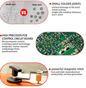 Trihero usine <span class=keywords><strong>prix</strong></span> haute qualité Dent extracteur Machine voiture carrosserie réparation équipement soudage Spotter pour aluminium acier métal - Product Image 4