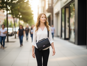 Borsa a Tracolla da Donna con Cinturino Singolo, Guscio Rigido in Microfibra, Pelle Sintetica, per Uso Quotidiano, Adatta a Tutte le Stagioni - Product Image 2