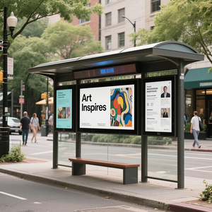 For Cosun Design Outdoor Smart <strong>Bus</strong> Shelter Station LED Display <strong>Board</strong> Small <strong>Bus</strong> Smart <strong>Advertising</strong> Station - Product Image 5
