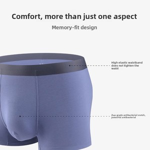 New extra Large Size Modal Underwear Men's Mid-rise Seamless Antibacterial Breathable <strong>Boxer</strong> <strong>Briefs</strong> Plus Size 4XL-6XL - Product Image 5