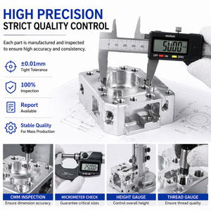 Pièces usinées CNC en aluminium sur mesure, fraisage et tournage <span class=keywords><strong>de</strong></span> précision, prototypes OEM, petites séries, service <span class=keywords><strong>de</strong></span> fournisseur avec <span class=keywords><strong>devis</strong></span> rapide - Product Image 2