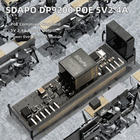 Module Ethernet SDAPO DP9200, module PoE PD 5V2.4A, carte de chipset IC standard IEEE802.3af, PCBA Chine