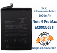 Paket Baterai Besar untuk Ponsel Redmi Xiaomi Note 9 Pro 4G 10 Pro Max Dual BN53