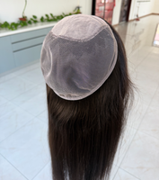 Topper capillaire en dentelle 10x10 en cheveux humains avec base en soie |   Topper de cheveux 100% humains 4x4 en soie respirante pour calotte naturelle, idéal pour les zones clairsemées