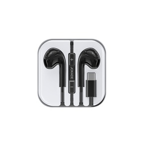 Auriculares Tipo C con Micrófono y Control de Volumen Negro JD046 - Product Image 2