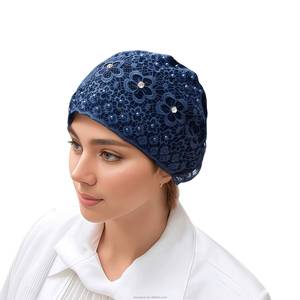 Nuevo Gorro de Protección para el Cabello de Mujer Musulmana, Moderno, Tejido con Encaje, Transpirable, Ecológico, de Alta Elasticidad, para Todas las Estaciones - Product Image 6