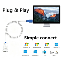 Adaptador Serial Industrial USB a RS232 DB9 con Chip FT232R para PLC, CNC, Programación, Escáner de Código de Barras, Impresora POS, Módem, Cámara, PDA