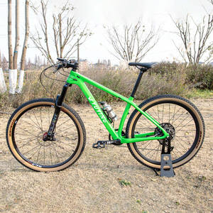 Vélo de montagne électrique sans balais en carbone de 29,5 pouces, moteur de moyeu arrière 250W, <span class=keywords><strong>Deore</strong></span> 12 <span class=keywords><strong>vitesses</strong></span>, frein à disque hydraulique, batterie lithium, vélo de sport et de ville - Product Image 1