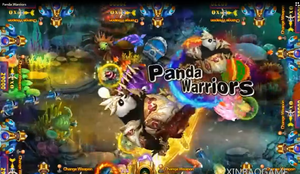 Gioco Arcade in acciaio inox di alta qualità da tavolo Panda guerriero più cacciatore di pesci 1 anno di garanzia lingua inglese - Product Image 6