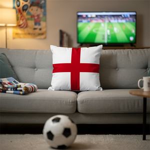 Housse de coussin en fausse fourrure 45x45cm, drapeau de la Coupe du Monde, qualité supérieure, vente en gros personnalisée, OEM, directement de l'usine, tendance populaire pour les fans d'événements - Product Image 1