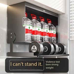 Boîte à condiments sous l'étagère <span class=keywords><strong>de</strong></span> la <span class=keywords><strong>cuisine</strong></span>, armoire suspendue, armoire <span class=keywords><strong>de</strong></span> <span class=keywords><strong>rangement</strong></span> murale à double pliage pour la préparation des légumes - Product Image 5