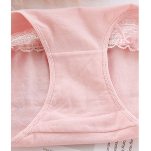 دروبشيبينغ متعدد الألوان الأزياء القوس الدانتيل القطن الفتيات في سن المراهقة سراويل النساء لطيف - Product Image 6