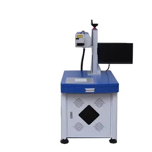 Cheap price 3W UV fiber laser engraving marking machine for glass and plastic bags