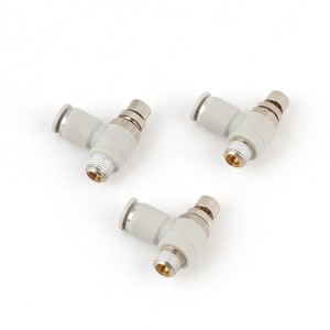 Válvula de Control de Velocidad de Cilindro Decker, Conector de Tubería de Aire/Gas de 1/4 Pulgadas, PSL ASL8 02 M5 02 03 - Product Image 4